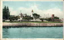 Fort Monroe Massachusetts MA Lighthouse 8752 Detroit Publishing c1910 Postcard picture