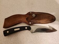 SCHRADE OLD TIMER 1580T Fixed Blade Skinning Hunting Knife W/ Gut Hook picture