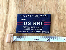 Vintage dead stock Polo Ralph Lauren labels RRL wool sweater new logo SALE picture