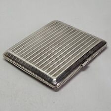 06K35 Antique Box Case With Cigarettes/Cartes De Visit Sterling Silver 800 picture