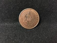 1871 Masonic Haly Chapter No. 136 One Penny Coin Token Napoleon Ohio -- 