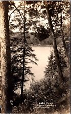 Real Photo Postcard Lake Itasca at Itasca State Park, Minnesota~2303 picture