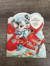 Vintage Birthday Card Little Boy In Airplane Jet, Used picture
