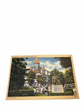 Auditorium & Park, Ocean Grove, New Jersey, Old Vintage Linen Postcard 1930-1945 picture