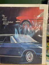 1965 Ford Mustang Fastback Magazine Advertisement Ad picture