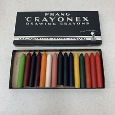 Vintage Crayonex Crayons Prang USA 16 Color No. 253 *Only 15 Inside picture