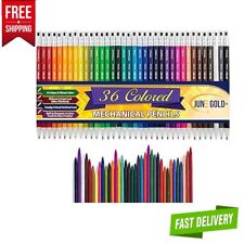 36 Assorted Colored 2.0 Mm Mechanical Pencils, Bold Thickness, 36 Unique Colors, picture