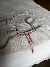 Vintage/Antique, Ivory, Cotton Lace-handmade Bodice -Unused Condition picture