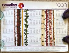 WoW LOT of (18) 1990-2012 HAWAIIAN AIRLINES CALENDARS: Hula, SURFING, Music, .. picture