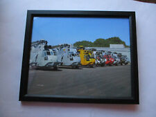 Framed KS Aviation original photograph of the Sea King Finale line up at Sultan picture