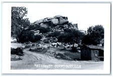 c1950's Cabin House Dirt Road Corriganville RPPC Photo Unposted Vintage Postcard picture