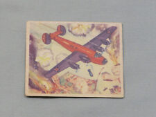1938-39 R1 Goudy Gum Co Action Gum #55 Bombing Harbor Forts Card #3 picture
