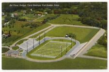 Fort Dodge Iowa c1940's Dodger Field Stadium, aerial view picture