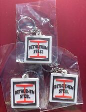 Bethlehem Steel Flexible Plastic Keychains - Set of Three (New) picture