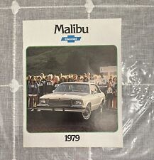 Original 1979 Chevrolet Malibu Sales Brochure *1979 - Malibu Cars and Wagons*  picture