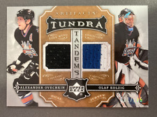 ALEXANDER OVECHKIN / OLAF KOLZIG 2007 ARTIFACTS TUNDRA TANDEM JERSEY 81/125 picture