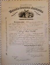 1892 Civil War United States of America Bureau Of Pensions Dated Oct 24th 1892 picture
