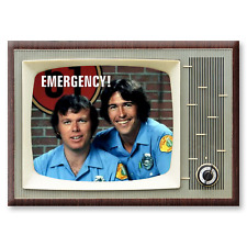EMERGENCY TV Show Classic TV 3.5 inches x 2.5 inches FRIDGE MAGNET picture