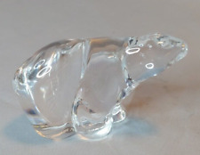 Antarctic Expedition 1989 1990 Crystal Polar Bear Figure signed figurine picture