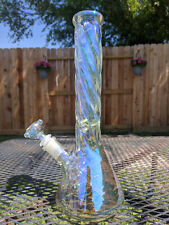 Rainbow Twist: Glass Water Pipe Bong - 12
