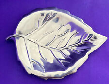 Portmierion Small Pewter Leaf Tray Plate Bowl Candy Dish SALE picture