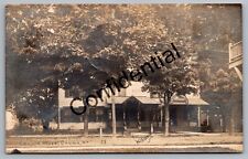 Real Photo 1913 Candor House Hotel At Candor NY Tioga Cty New York RP RPPC H393 picture