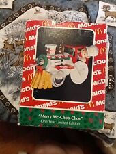 Vintage Enesco 1993 McDonalds Christmas Ornament Merry Mc-Choo-Choo 595063 picture