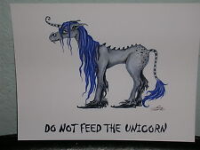 Amy Brown - Do Not Feed The Unicorn - OUT OF PRINT  picture