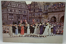 Postcard Germany Rothenburg ob der Tauber Schafertanz Culture dancers G133 picture