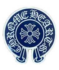 Chrome Hearts Iron Cross Seal Pin; Dodgers Blue picture