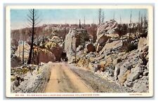 Silver Gate Limestone Hoodoos Yellowstone Park WY Haynes 156 UNP WB Postcard S8 picture