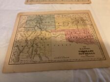 1385 FOUR ORIGINAL MAPS 1852 WESTERN UNITED STATES INDAIN TERRITORY CENTRAL AMER picture