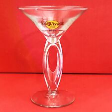 Hard Rock Cafe Glass DESTIN Double Stem Cocktail Martini Style HRC Logo stemware picture