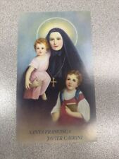Catholic Holy Card - St. Frances Cabrini Mother Cabrini picture