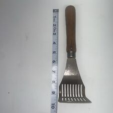 Antique Androck Potato Ricer Kitchen Tool With Wood Handle Vegetable Masher 9” picture