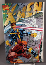 X-Men #1 E Jim Lee Fold Out Cover Signed by Scott Williams 1991 COA + LE Magnet picture