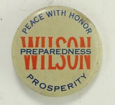 1912 VINTAGE WOODROW WILSON FOR PRESIDENT PIN picture