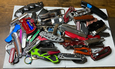 Lot Of TSA Folding Pocket Multi Tools 8+ LBS Variety Mix Knives Assorted TSA picture