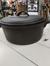 Old Mountain Cast Iron Dutch Oven Roaster Pan #10 With Lid & Handle Custom... picture