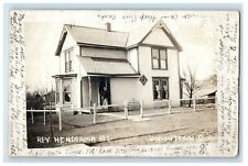 1908 Rev. Henderson Residence Uniontown Ohio OH RPPC Photo Antique Postcard picture