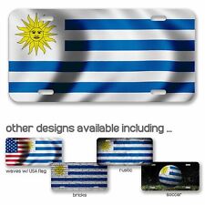 High Grade Aluminum License Plate - Flag of Uruguay (Uruguayan) - Many Options picture