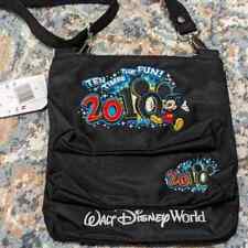 Disney Parks Walt Disney World black triple bag crossbody purse NWT picture