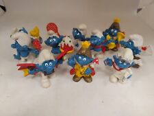 Lot 10 Vintage 1979 Schleich Smurf PVC Figures*As-Is picture