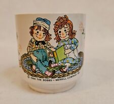 Vintage 1969 Bobbs-Merrill Raggedy Ann & Andy Plastic Child's Cup Mug picture
