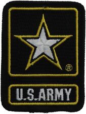 US Army Star 3 x 2  Inch Rectangle Patch AK124 F3D36B picture