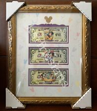 2009 Disneyland CELEBRATE TODAY  Disney Dollars 3X FRAMED A00002095 LE 100 picture