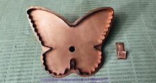 Vtg MARTHA BY MAIL Martha Stewart LARGE COPPER Butterfly Cookie Cutter PAPILLON picture