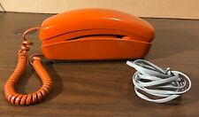 Vintage Burnt Orange Western Electric Bell System TRIMLINE Rotary Dial Telephone picture