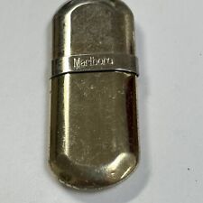 Marlboro Brass No.6 Lighter w/case Vintage 1991 picture