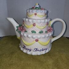 Gantz Happy Birthday Teapot  7 1/2